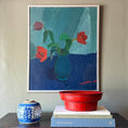 Load image into Gallery viewer, Mid Century Original Still Life Oil Painting of Tulips From Sweden