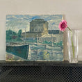 Load image into Gallery viewer, Five Mid Century Oil Paintings on Panel Vintage Art Room Sweden