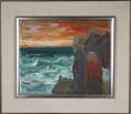 Load image into Gallery viewer, Vintage Mid Century Expressionist Oil Painting Signed Emland from Sweden