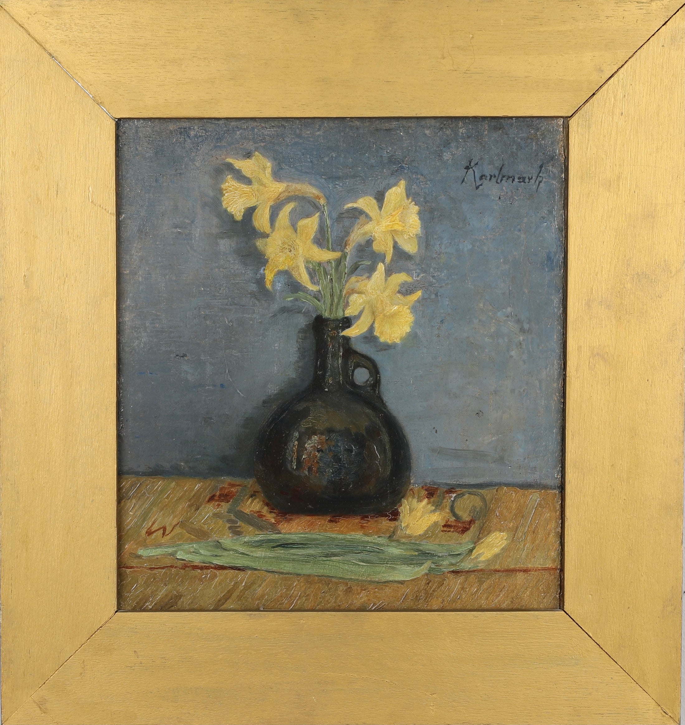 Mid Century Original Still Life By G Karlmark Sweden