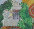 Load image into Gallery viewer, Vintage Mid Century Art Garden Scene From Sweden EH Jacobsson