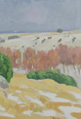 Load image into Gallery viewer, Vintage Mid Century Landscape Oil Painting By E W Persson Sweden