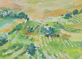 Load image into Gallery viewer, Striking Mid Century Landscape Oil Painting By Stellan 1960