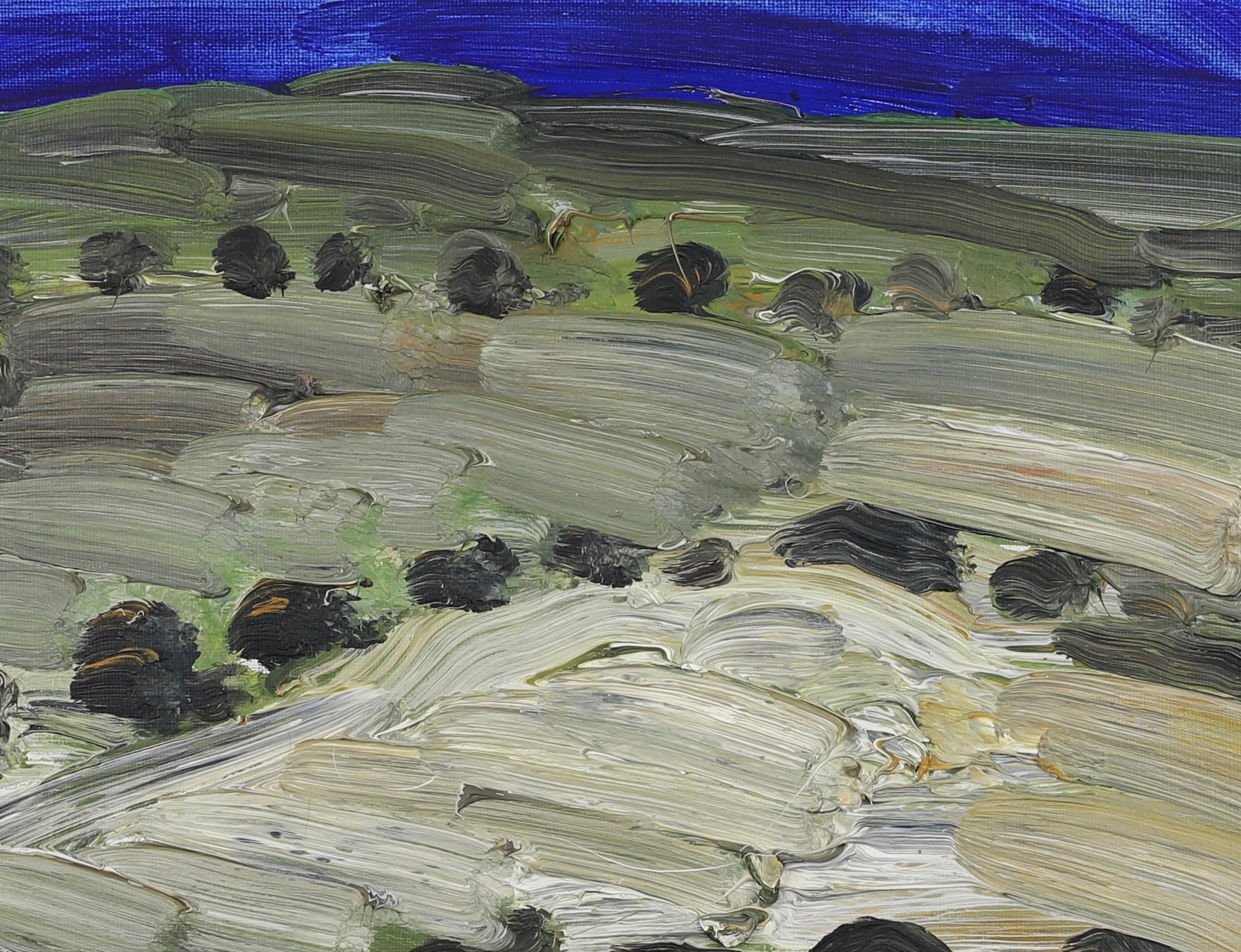 Vintage Original Landscape Oil Painting By S Markhed Sweden