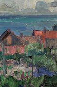 Load image into Gallery viewer, Mid Century Original Landscape Oil Painting By K Ohlsson Sweden