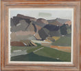 Load image into Gallery viewer, Mid Century Original Landscape Oil Painting From Sweden By E Elfwen