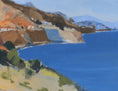 Load image into Gallery viewer, Mid Century Vintage Seascape Oil Painting By Stig Wernheden Sweden