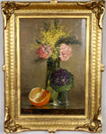 Load image into Gallery viewer, Original Antique Still Life Oil Painting from Sweden