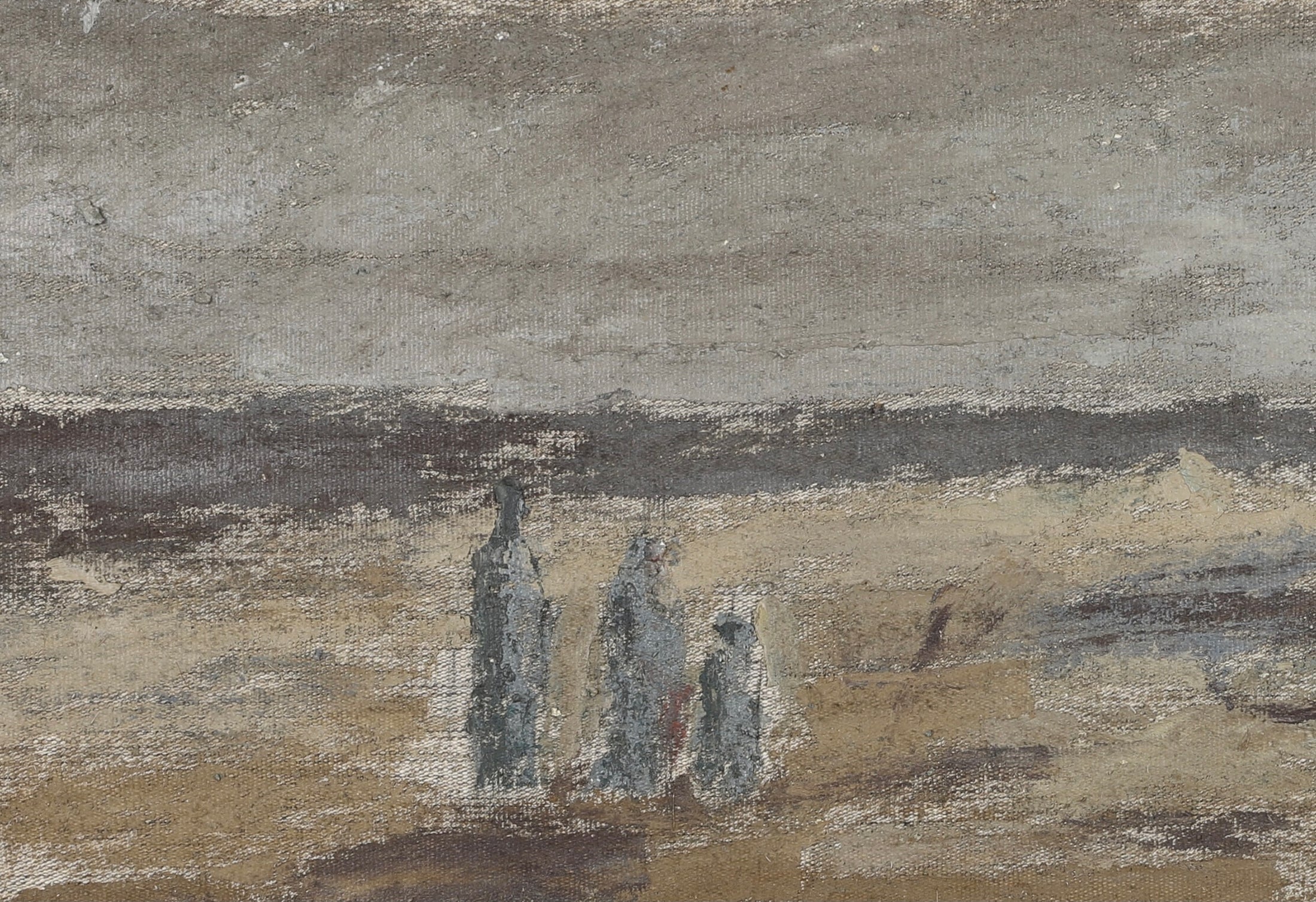 Mid Century Landscape Oil Painting From Sweden 1965