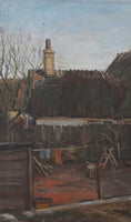 Load image into Gallery viewer, Cityscape Oil Painting by A Larsen from Sweden