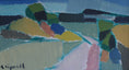 Load image into Gallery viewer, Mid Century Landscape Oil Painting By Sven Lignell Sweden
