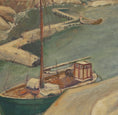 Load image into Gallery viewer, Mid Century Oil Painting by S Olsson Sweden 1953