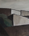 Load image into Gallery viewer, Mid Century Cubist Landscape From Sweden By Nils Essen