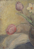 Load image into Gallery viewer, Vintage Art Original Still Life Oil Painting From Sweden