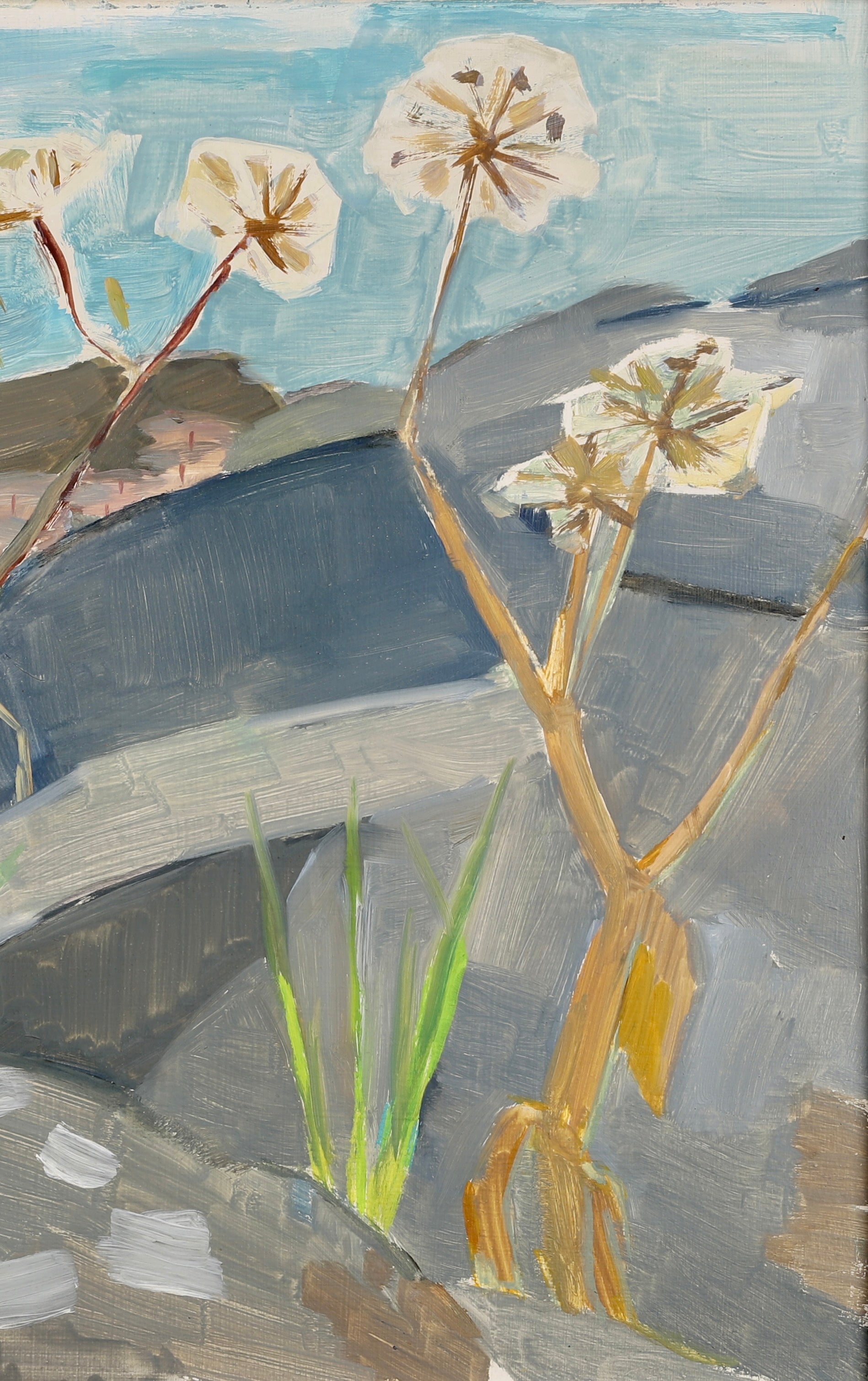 Vintage Mid Century Oil Painting By A A Jönsson Sweden