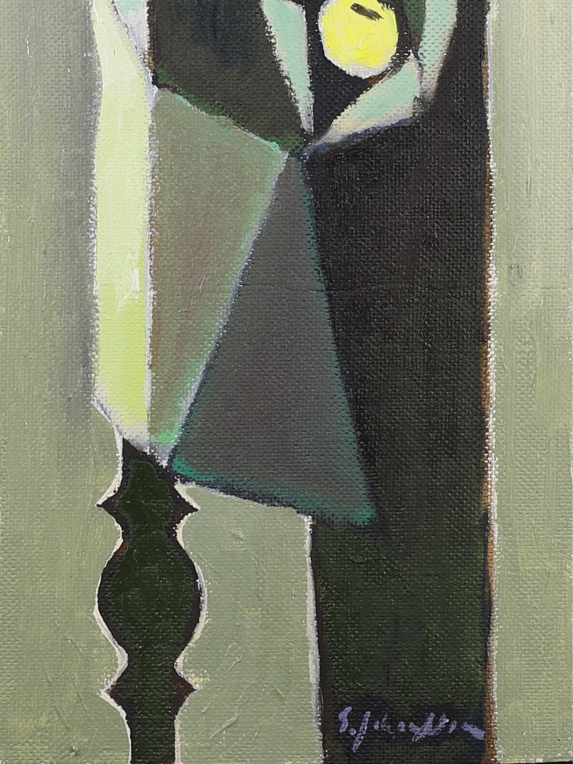 Mid Century Still Life Oil Painting By G Johnsson Sweden