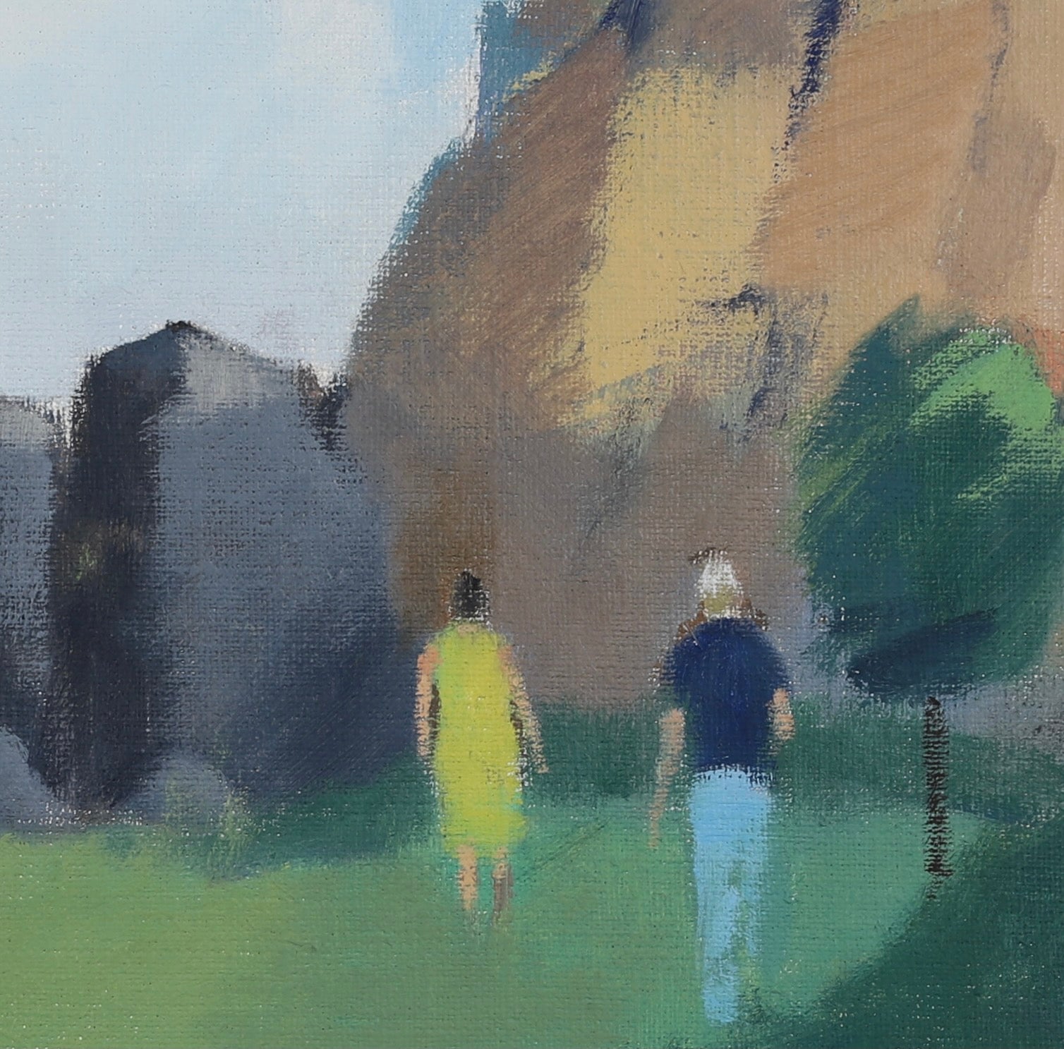 Mid Century Vintage Oil Painting By S Wernheden Sweden