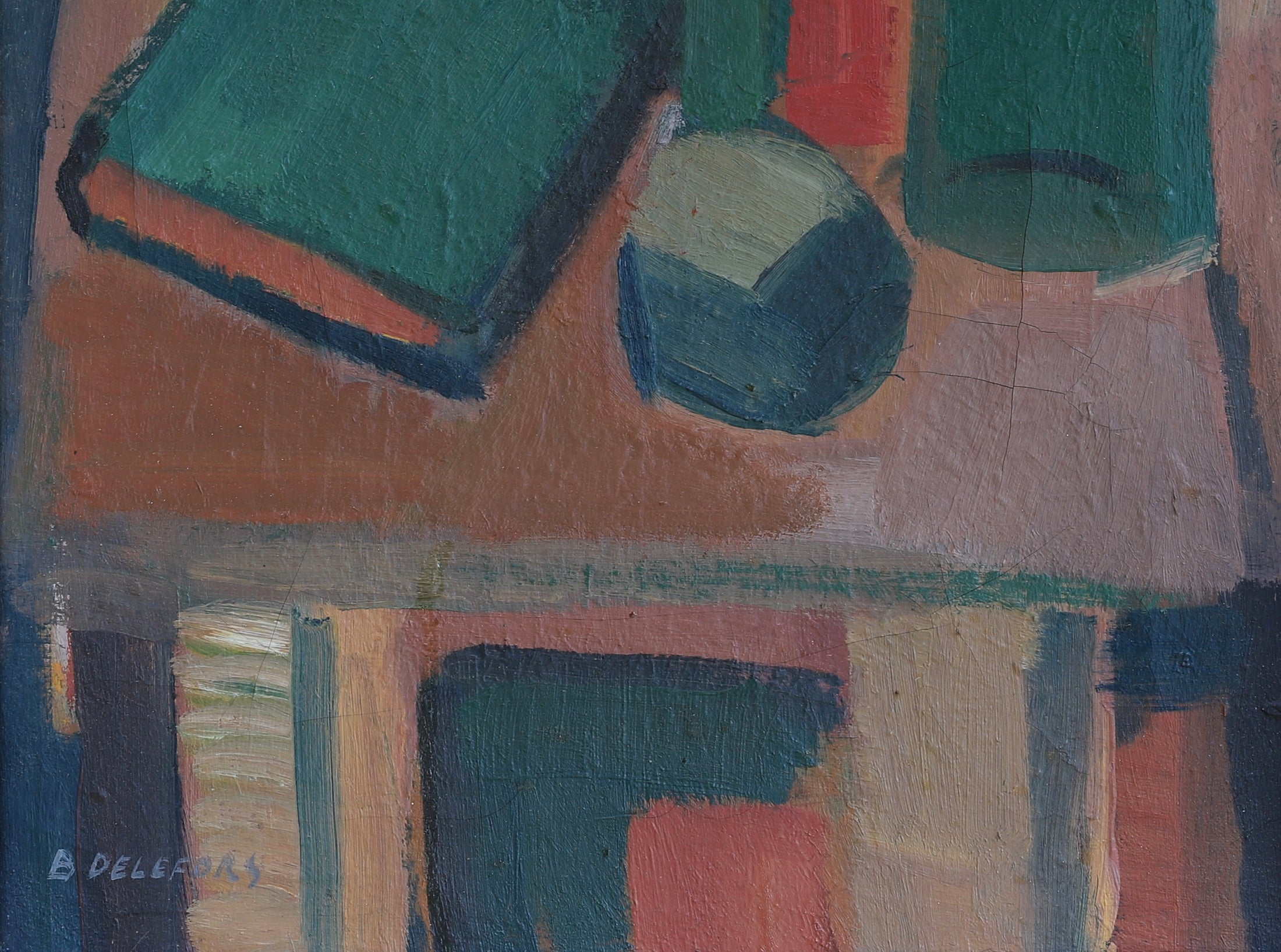 Vintage Art Room Mid Century Still Life By Bengt Delefors Sweden