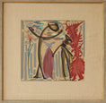 Load image into Gallery viewer, Mid Century Vintage Painting by V Vennersten Sweden