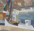 Load image into Gallery viewer, Mid Century Coastal Oil Painting from Sweden By S Holmquist