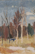 Load image into Gallery viewer, Mid Century Original Landscape Oil Painting From Sweden By G Sandberg