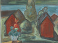 Load image into Gallery viewer, Vintage Mid Century Landscape Painting From Sweden