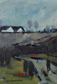 Load image into Gallery viewer, Vintage Mid Century Landscape Painting By I Walterström Sweden