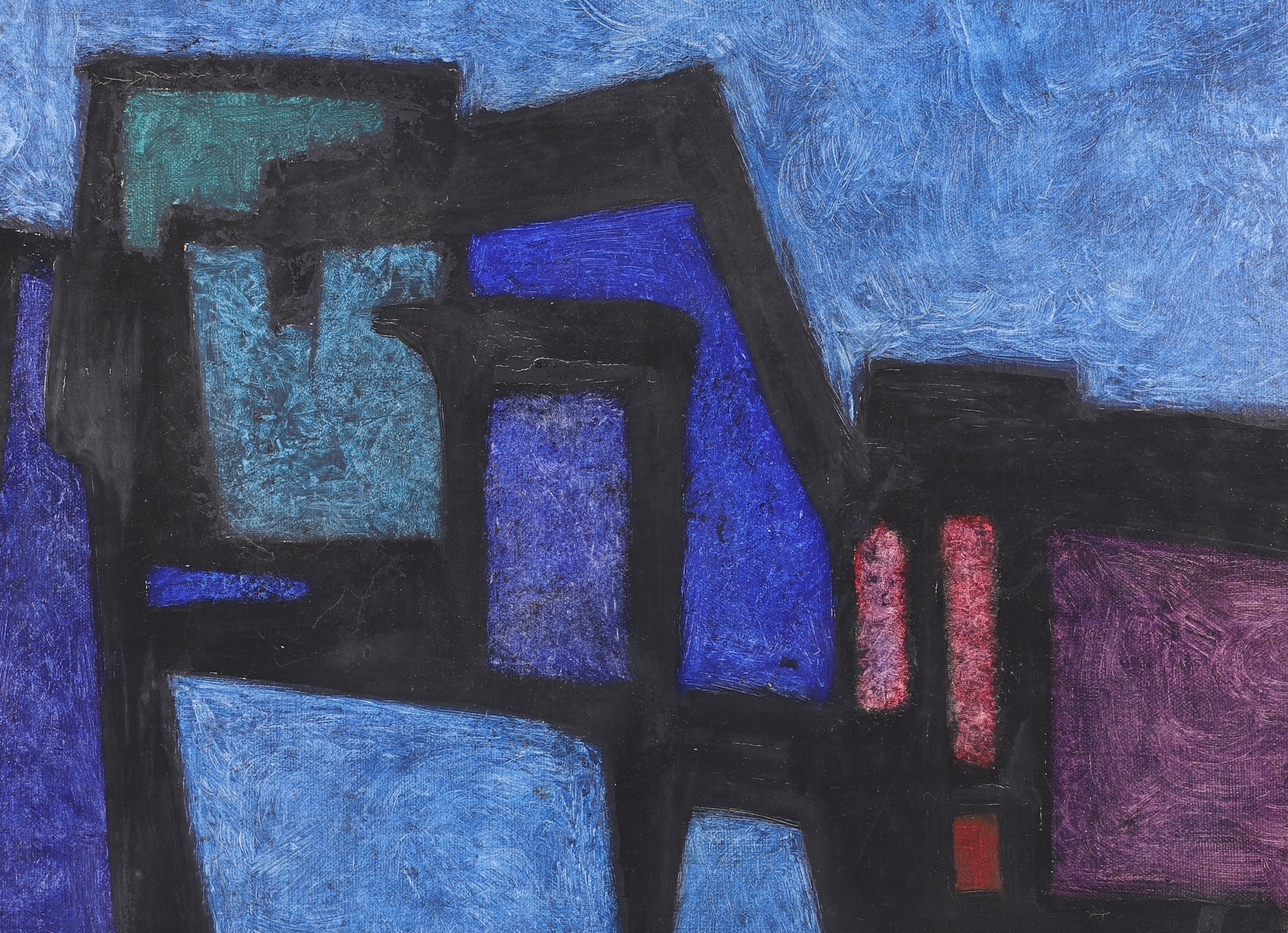 Mid Century Still Life Oil Painting By Stamberg From Sweden