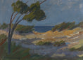 Load image into Gallery viewer, Mid Century Original Coastal Oil Painting From Sweden