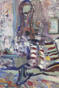 Load image into Gallery viewer, Mid Century Interior Oil Painting By R Persson From Sweden