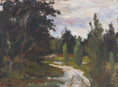 Load image into Gallery viewer, Mid Century Original Landscape Oil Painting From Sweden By O Schalin