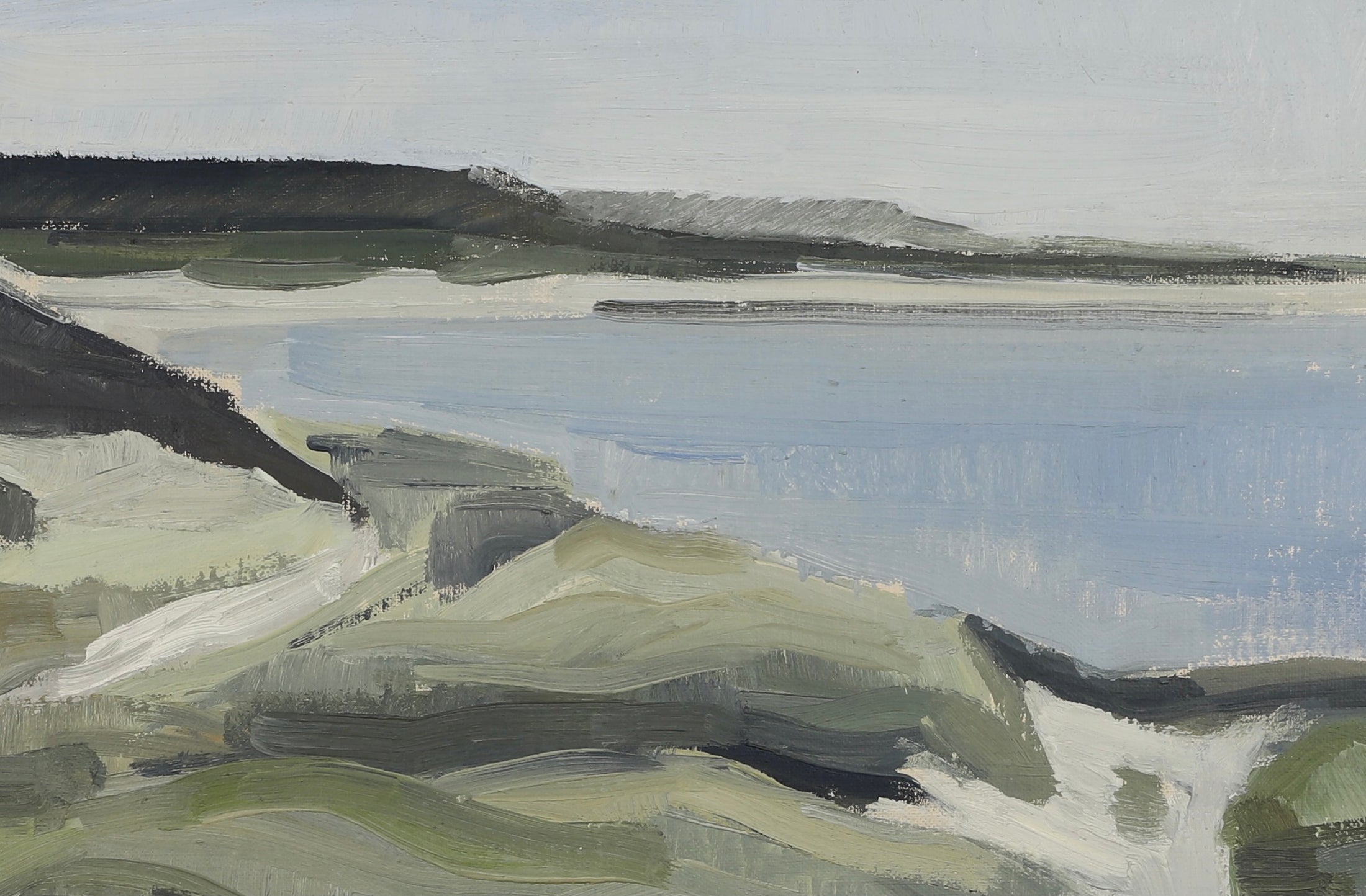 Mid Century Seascape Oil Painting By A Erwö Sweden