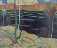 Load image into Gallery viewer, Mid Century Original Landscape Oil Painting From Sweden