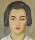Load image into Gallery viewer, Vintage Original Portrait Oil Painting From Sweden