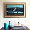 Load image into Gallery viewer, Vintage Art Mid Century Farmhouse Oil Painting From Sweden