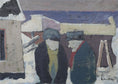 Load image into Gallery viewer, Mid Century Original Oil Painting From Sweden by K Christensen