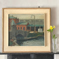 Load image into Gallery viewer, Vintage Mid Century Oil Painting From Sweden by G Isaksson