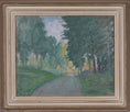 Load image into Gallery viewer, Mid Century Landscape Oil Painting From Sweden by M Hallengren
