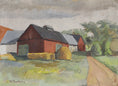 Load image into Gallery viewer, Vintage Mid Century Landscape Painting By W Rydberg Sweden