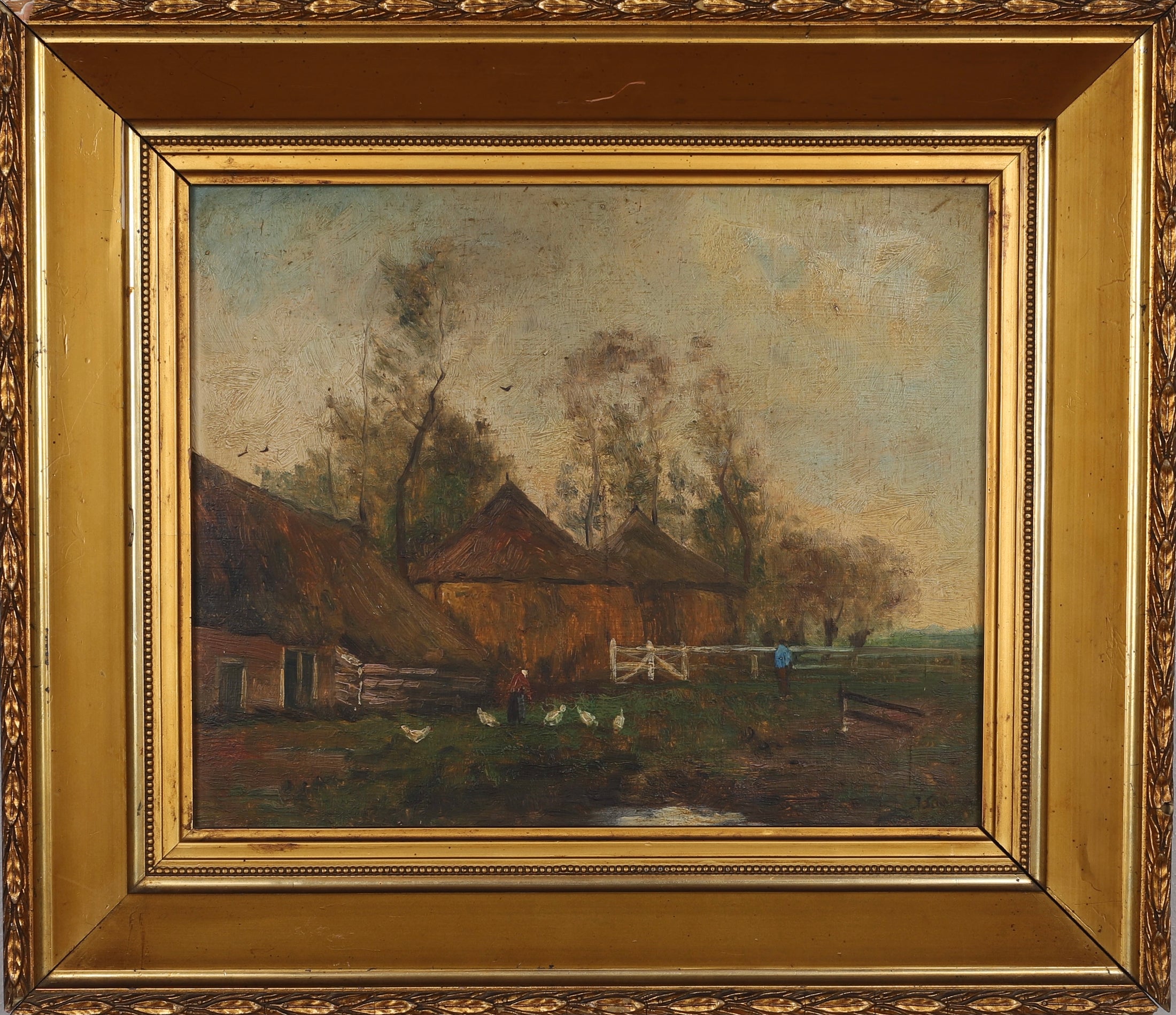Chicken Oil Painting From Denmark