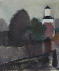 Load image into Gallery viewer, Vintage Mid Century Art Landscape From Sweden H Cardell