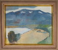 Load image into Gallery viewer, Mid Century Original Landscape Oil Painting From Sweden