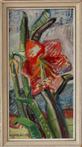 Load image into Gallery viewer, Vintage Mid Century Still Life Oil Painting Maja Bååth Sweden