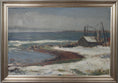 Load image into Gallery viewer, Vintage Mid Century Seascape Oil Painting From Sweden by Gideon Isaksson