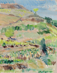 Load image into Gallery viewer, Mid Century Landscape Oil Painting By Stellan 1960