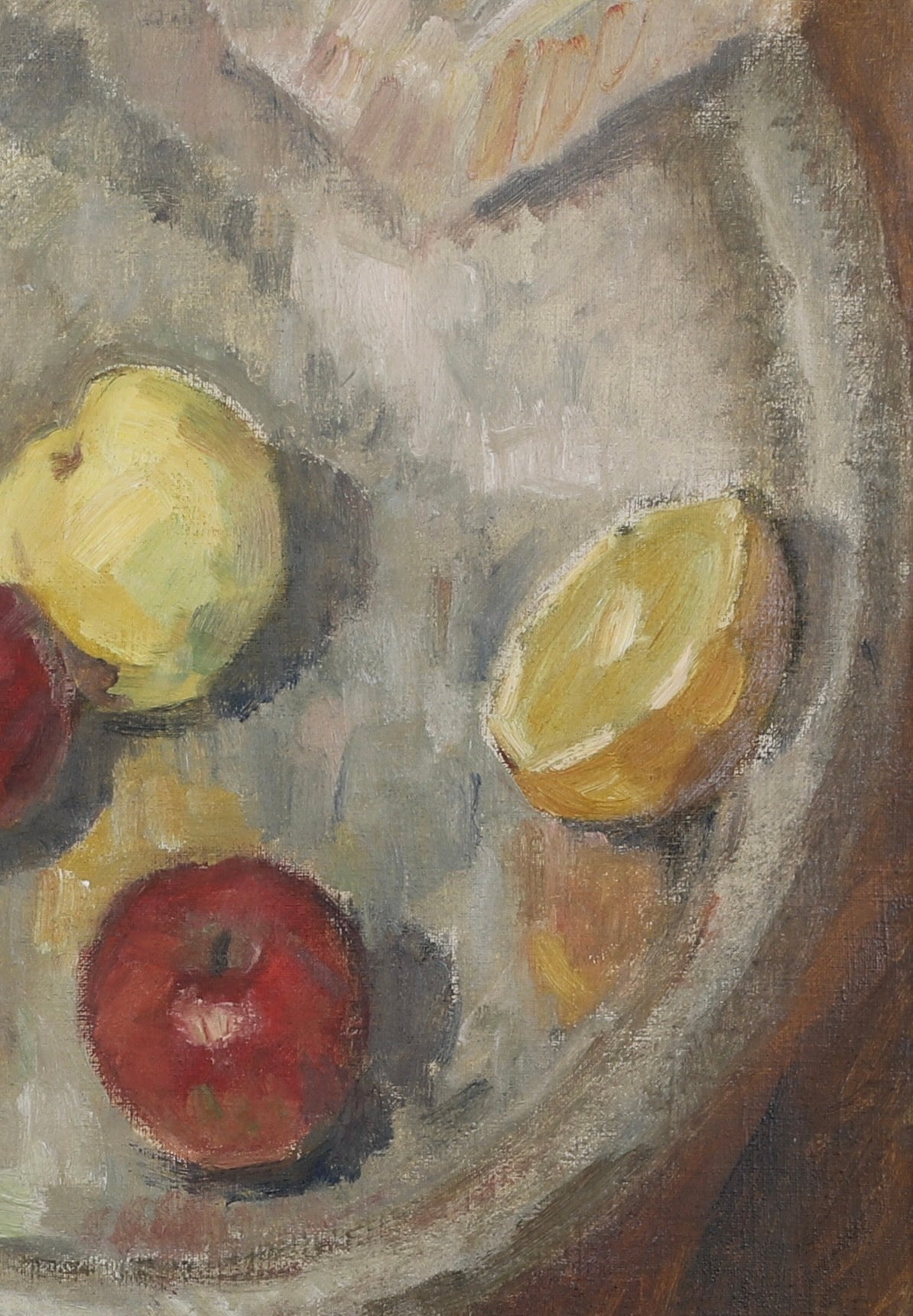 Mid Century Original Still Life Oil Painting From Sweden by H Törnberg
