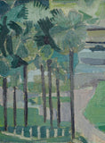 Load image into Gallery viewer, Mid Century Landscape Oil Painting From Sweden by S Schlyter
