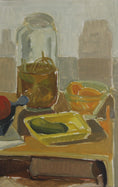 Load image into Gallery viewer, Mid Century Original Still Life Oil Painting by A Nilsson Sweden