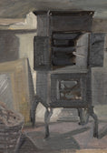 Load image into Gallery viewer, Mid Century Interior Oil Painting From Sweden by S Reinfeldt