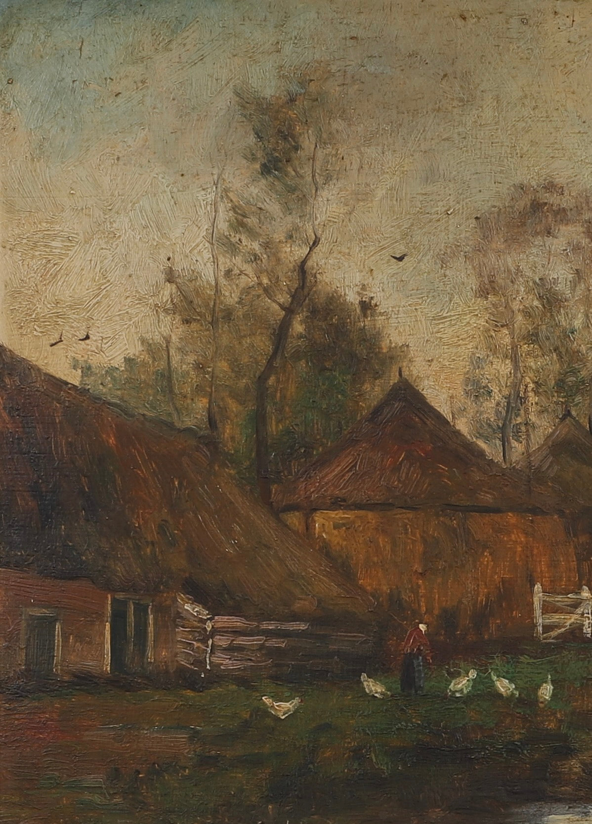 Chicken Oil Painting From Denmark